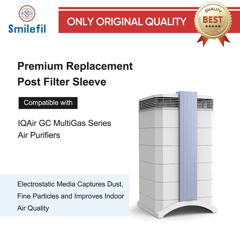 Smilefil 4 Pack Premium Replacement Post Filter Sleeve Compatible with