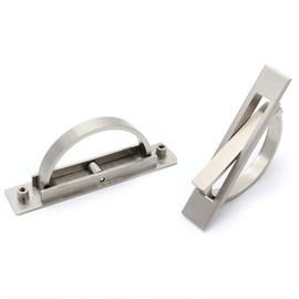 Concealed Twist Handle, Tiberham 180 Degree Rotating High Performance Metal Pull Handle, Cupboard Drawer Handle Fittings (100mm/4")