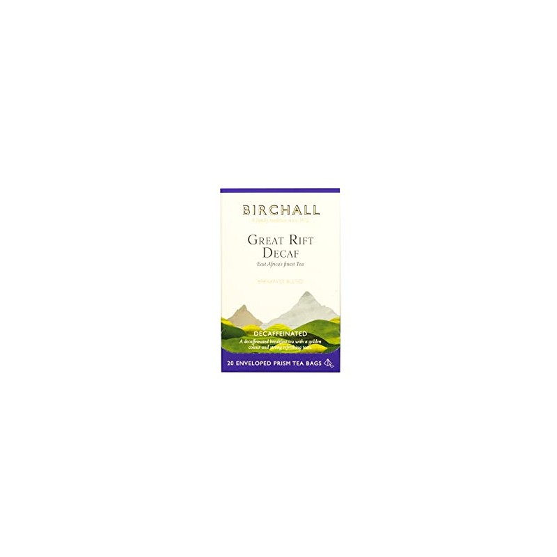 Birchall Great Rift Decaf Blend Tea Bags, English Breakfast Tea