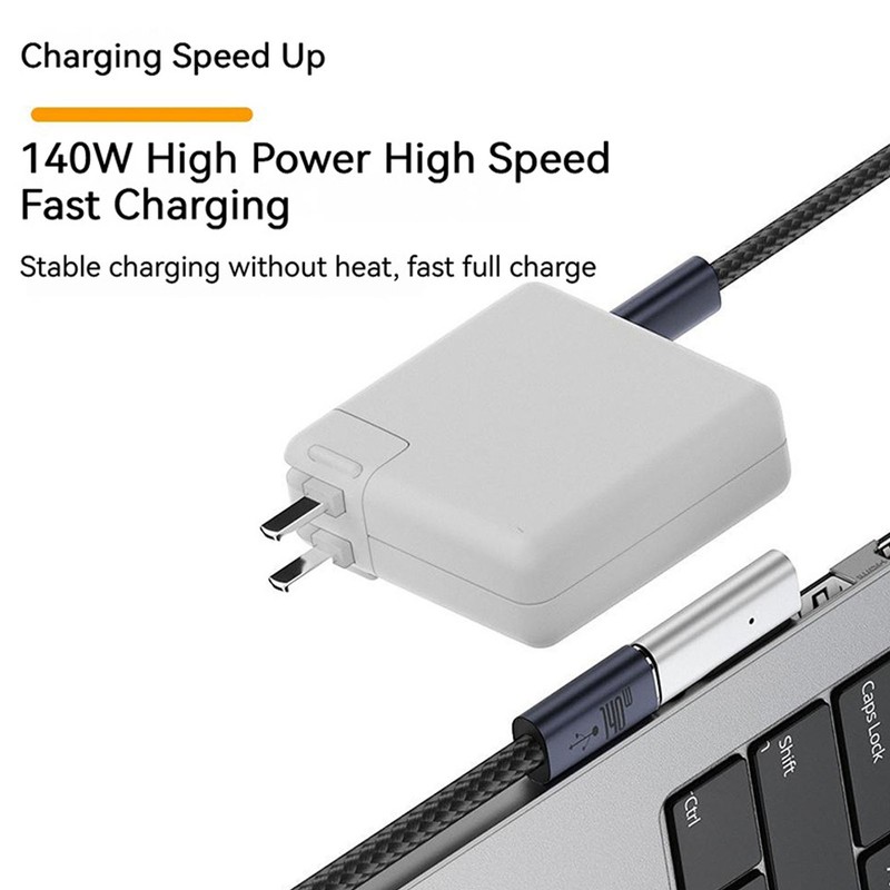 140W USB C to Magnetic Adapter Aluminum Alloy Fast Charging