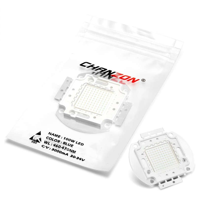 CHANZON High Power Led Chip 100W Blue (3000mA / DC