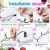 Mudder 60 Count Christmas Replacement Mini Light Bulbs with Base