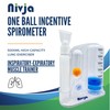 NIVJA Deep Breathing Lung Exerciser, One ball Incentive Spirometer, Breathing