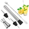 5 Pack Muddler for Cocktails Set - 304 Stainless Steel