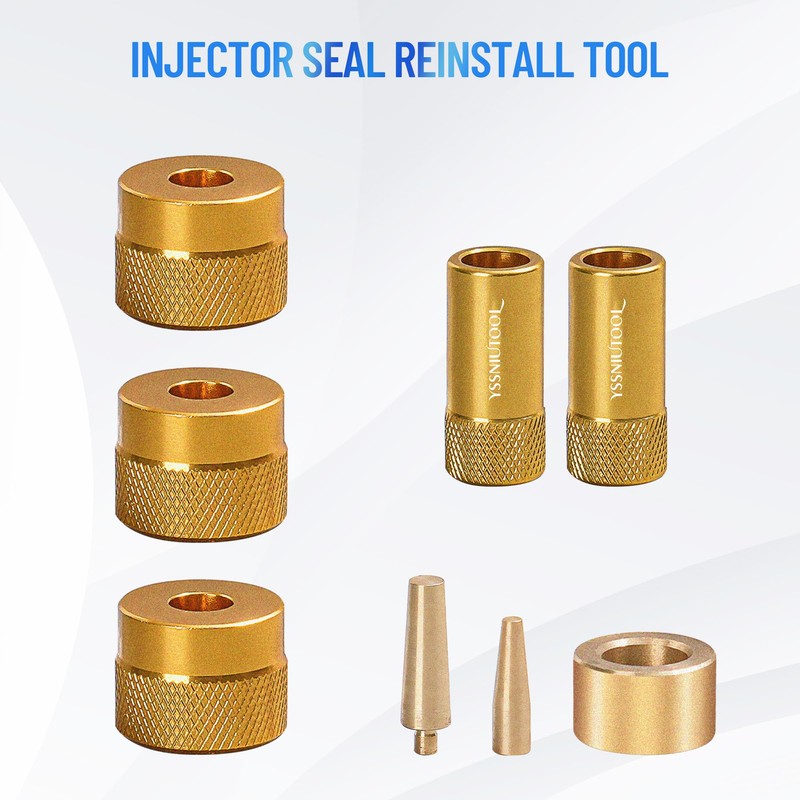 Fuel Injector Removal Puller Kit Injector Seal Install Tool Compatible