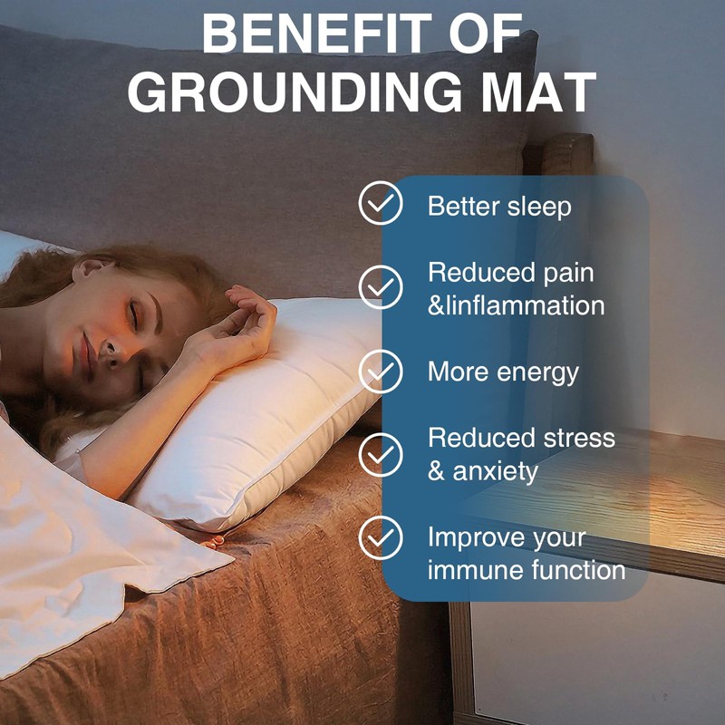 FunnAura 35 × 75 cm Grounding Sheet Earthing UK, Pemf
