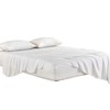 Kingnex Bamboo Viscose Queen Sheet Set Soft Brushed Mircrofiber 4