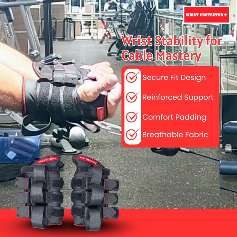 Wrist Protector+ Right & Left Hands Free Pain Management Weightlifting