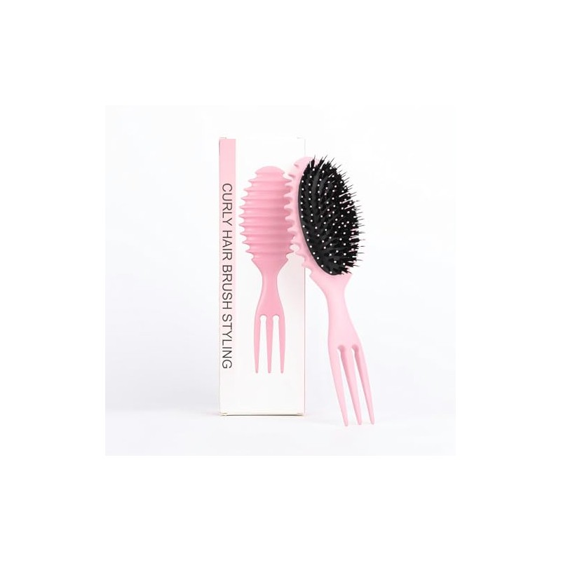 Cepillo Para Cabello Rizado Para Mujeres, Peine Para Peinar Ondas,