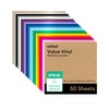 Cricut Value Permanent Vinyl - 50ft Rainbow Sampler, 12in x