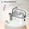 ARGOO Funda para AirPods Pro 2 Cierre Magnético Expulsión Automática,