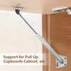 2Pcs 100N Gas Strut, Slow Down Lift Stay Support, Hinge