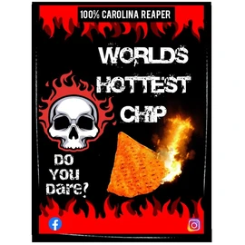 1 x Hottest Chip in The UK - Carolina Reaper Extreme Heat UK 2023 - Box of 1