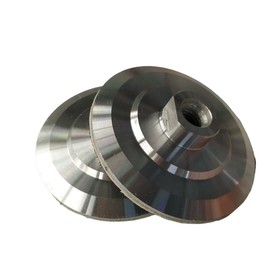 JUSTCUT 5 Inch Polishing Backing Pad Heavy-Duty Aluminum Backer Pad Holder Hook and Loop Connector 5/8"-11 Thread