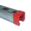 Generic Industrial Plastic Safety Open End Caps for Unistrut Channel, 1-5/8'' inch RED, Compatible with Various Vehicles