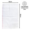 SKIR'CO (Pack of 5) White PP Woven Sacks 50 x
