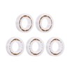 sourcing map 6800 Plastic Bearings 10x19x5mm Glass Ball Nylon Cage