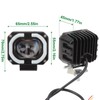 10 to 60V LED Spotlight 2000LM IP67 Waterproof Two Color