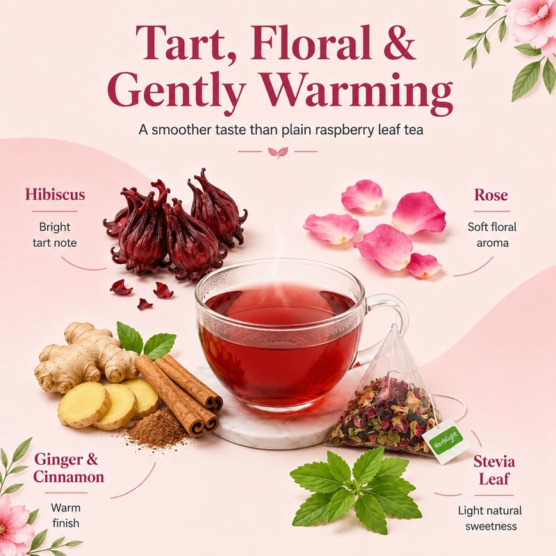 Herblight Hormone Balance Tea with Red Raspberry Leaf