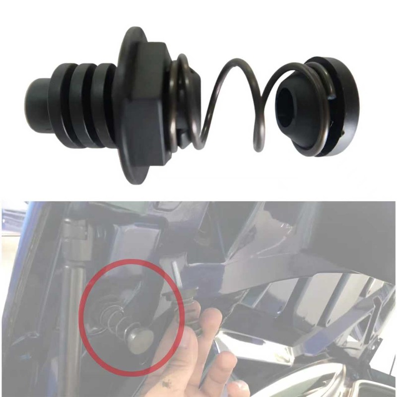 2pcs Trunk Deck Spring Support with Rubber Shock absorbers Fit