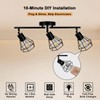 HiBay Track Lighting Plug in, 3-Light Directional Ceiling Light Fixture