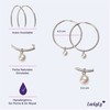 LuckyLy Aretes Mujer con Perlas Colgantes, Arracadas de Acero Inoxidable