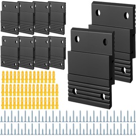 10 Pairs French Cleat Hanger, 2'' Interlocking Aluminum Z Clips Heavy Duty, Wall Mount French Cleat Picture Hanger for Hanging Mirrors Picture Frames Whiteboards Panels Shelves Headboards Art Fram