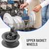 4Pcs 611666 Dishwasher Upper Rack Roller For Bosch, For Siemens,