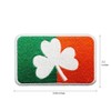 Cute-Patch 4pc Set Irish Clover Flag Green Cross Embroidered Iron