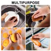 2pcs Vegetable Brush Scrubber for Food, Coconut Fiber Vegetable Scrub