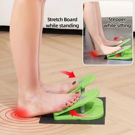 Simple Leg Exerciser While Sitting for Seniors, Foot Pedal Exerciser Under Desk Foot Rest with Massage Help Leg Muscles Release Varicose Veins for Elder at Office Home