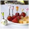 Fruit Fork, Cute Set of 6 Fruit Forks with Holder