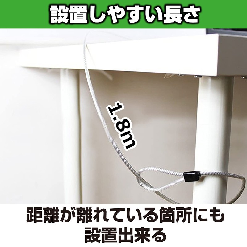 ABINECS PC Security Wire Security Slot Pasting Slot Set of