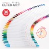 Zebra Clickart Water-Based Pen Calm Dark 12 Colors Set, Wyss22-12Cdk