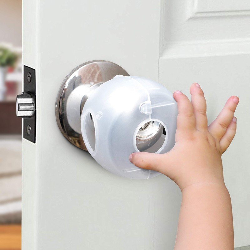 Little Chicks Baby Safety Door Knob Covers - 3 Count