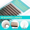 YY Eyelash Extensions Supplies Y Lash 5D Premade Fans 0.07D