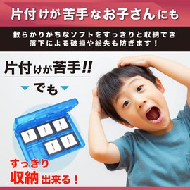 sapolus 3DS Soft Case, Game Soft, Large Capacity, Storage Cassette, Memory Cards, 24 Cards, White, General