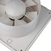 EUROPLAST Diameter 125mm Light Switch Activation Bathroom Extractor Fan with