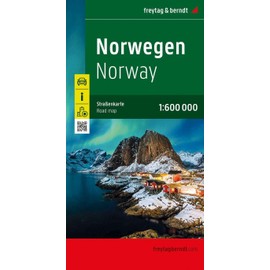Norwegen, Straßenkarte 1:600.000, freytag & berndt: Wegenkaart Schaal 1 : 600.000 (freytag & berndt Auto + Freizeitkarten)