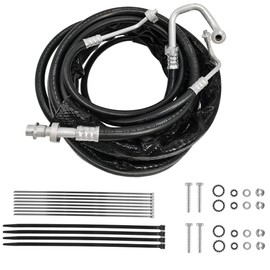 AT34653 Rear AC Line Set Replacement for Acadia, Traverse 2007-2017, Enclave 2008-2017, Outlook 2006-2010 - Rear Auxiliary AC Hose Kit - Air Conditioning Line Replacement