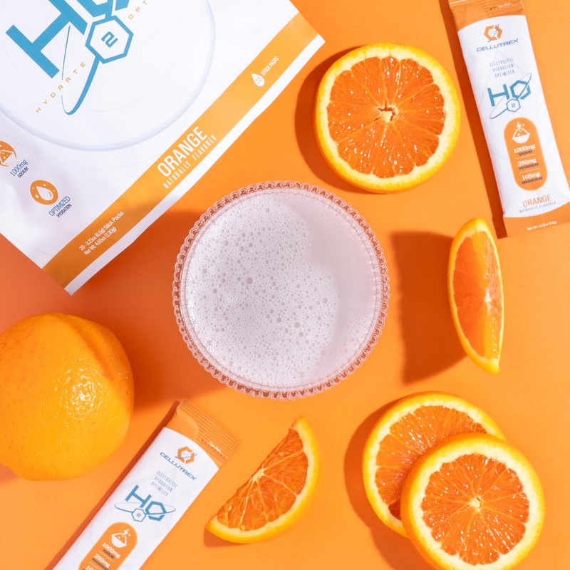Cellutrex® H2O Electrolytes - Orange | Zero Sugar Electrolyte Powder