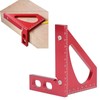 Angle Ruler 45 90 Degree Angle Aluminum Alloy Miter Protractor