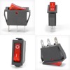 8-Pack Rocker Toggle Switch with Light 12V DC ON/Off SPST
