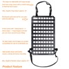 TACNEX Rigid MOLLE Panel for Vehicle Seat Back Organizer Aluminum