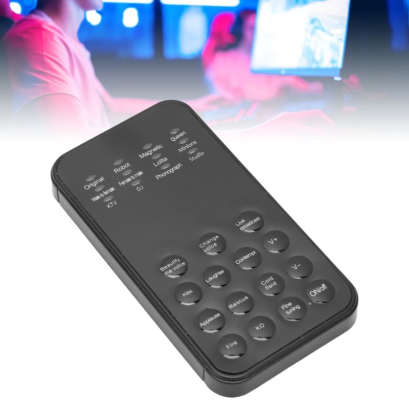 Voice Changer Multifunction 12 Sound Effects Fine Tuning Function One