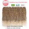 Ahrencan Boho Goddess Locs Crochet Hair 22 Inch, 8 Packs