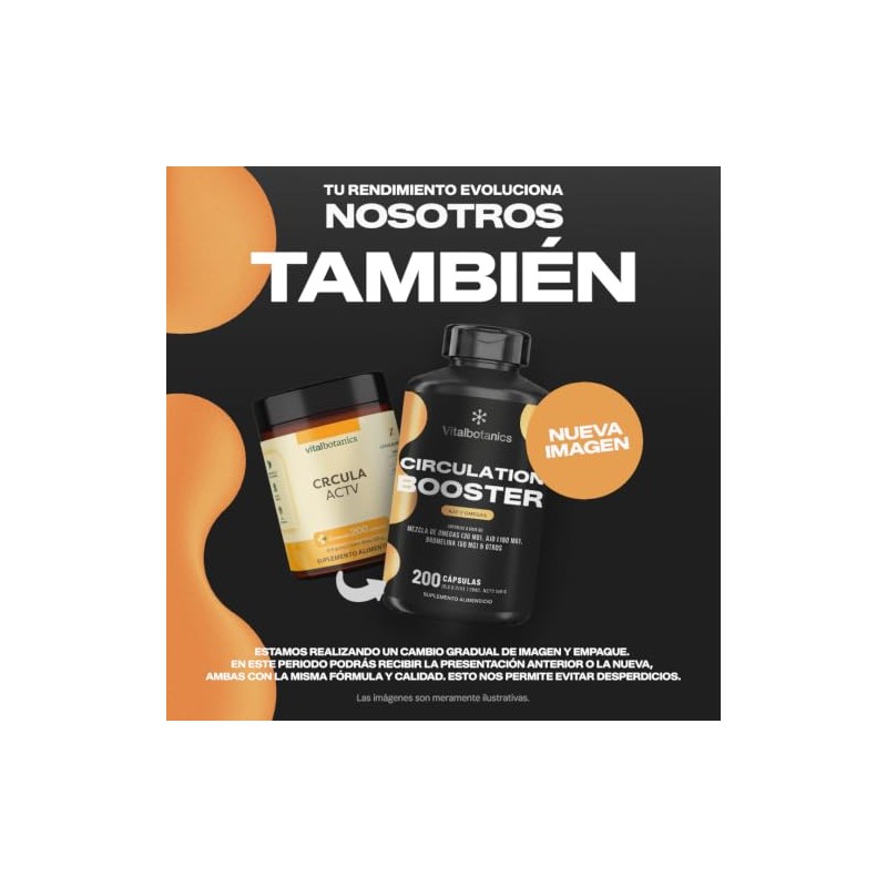 Active Circulation Omega 3 6 9, Vitamina C y Ajo