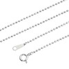 Sears Sv 925 Cut Ball Chain Necklace, Silver, Silver