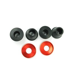 OUDIMO Motorcycle Handlebar Clamp Mount Bushings Cone For KXF CRF YZF RM Dirt Pit Bike Motorbikes Handle Bar Riser Bushing Kit (Black)