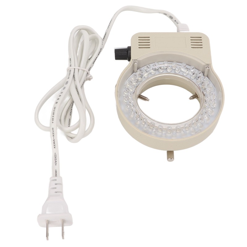 Microscope Illuminator Ring LED Light Source Adjustable Accessory 100‑240V